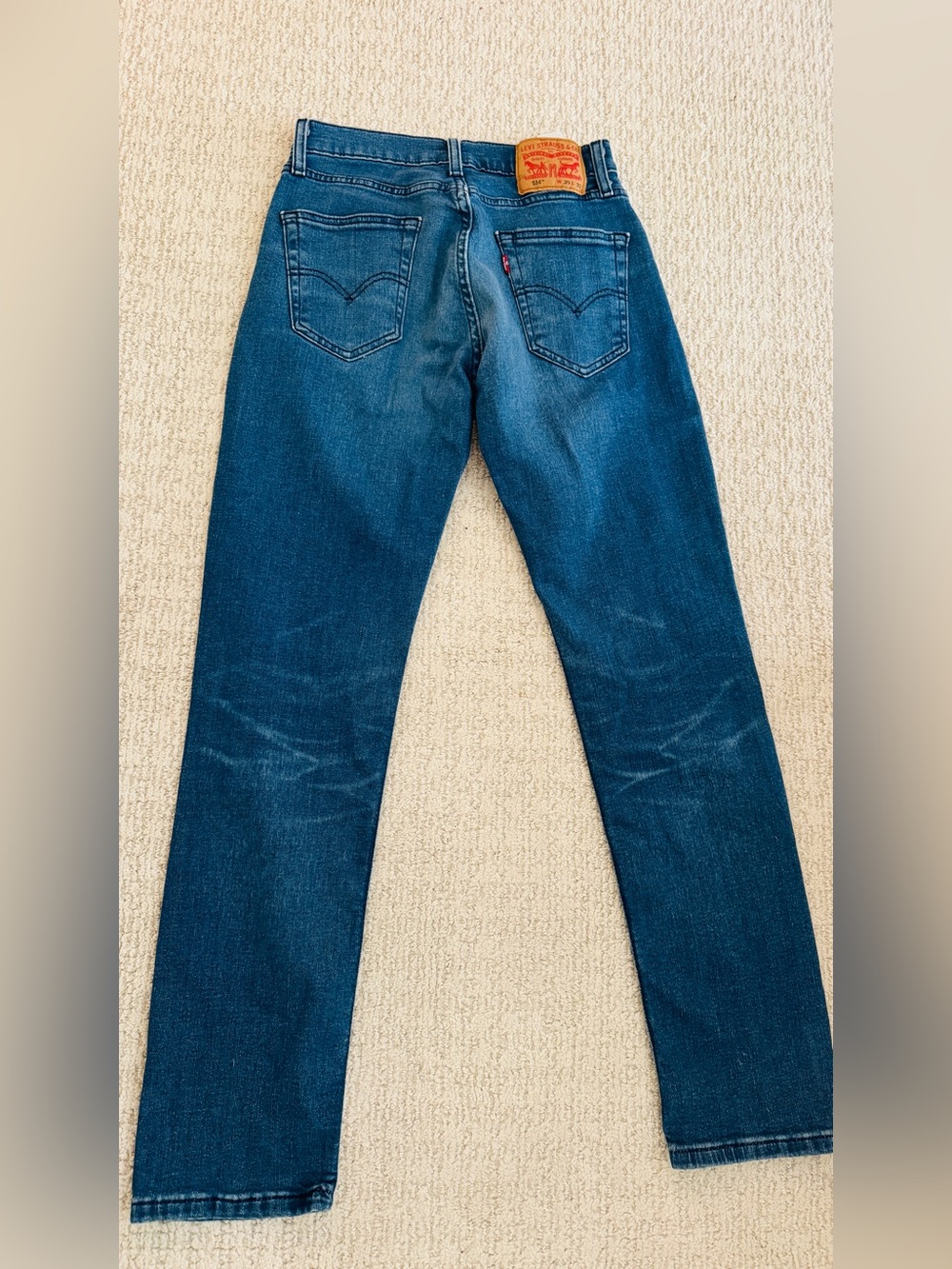 Levi's woman Blue Slim Straight Jeans size 14 like new